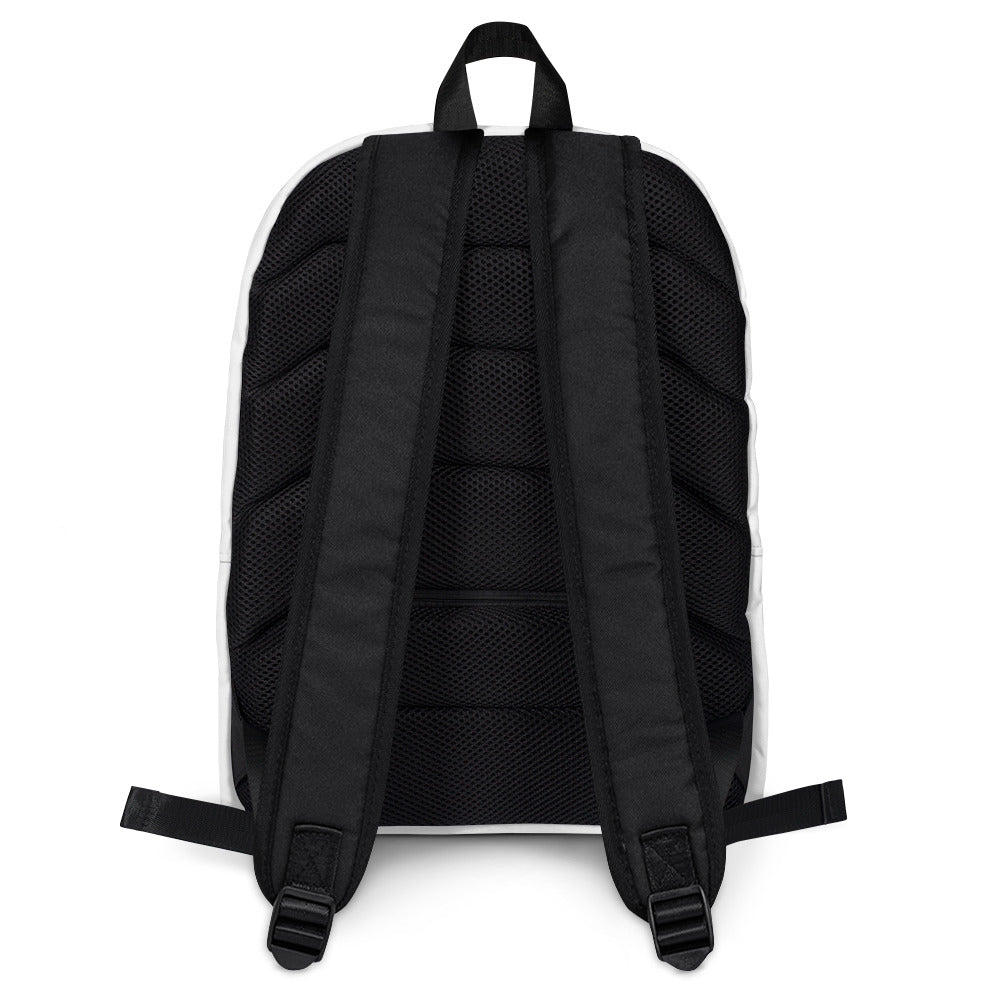 Backpack White With Logo