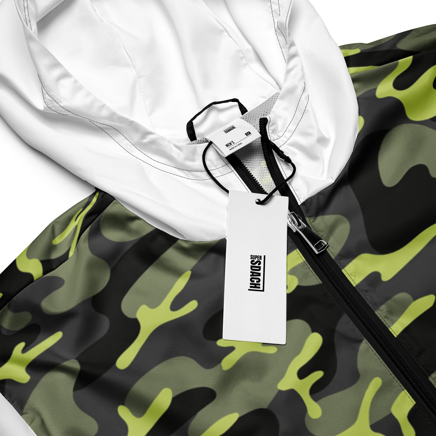 Men’s windbreaker White sleeve Camo