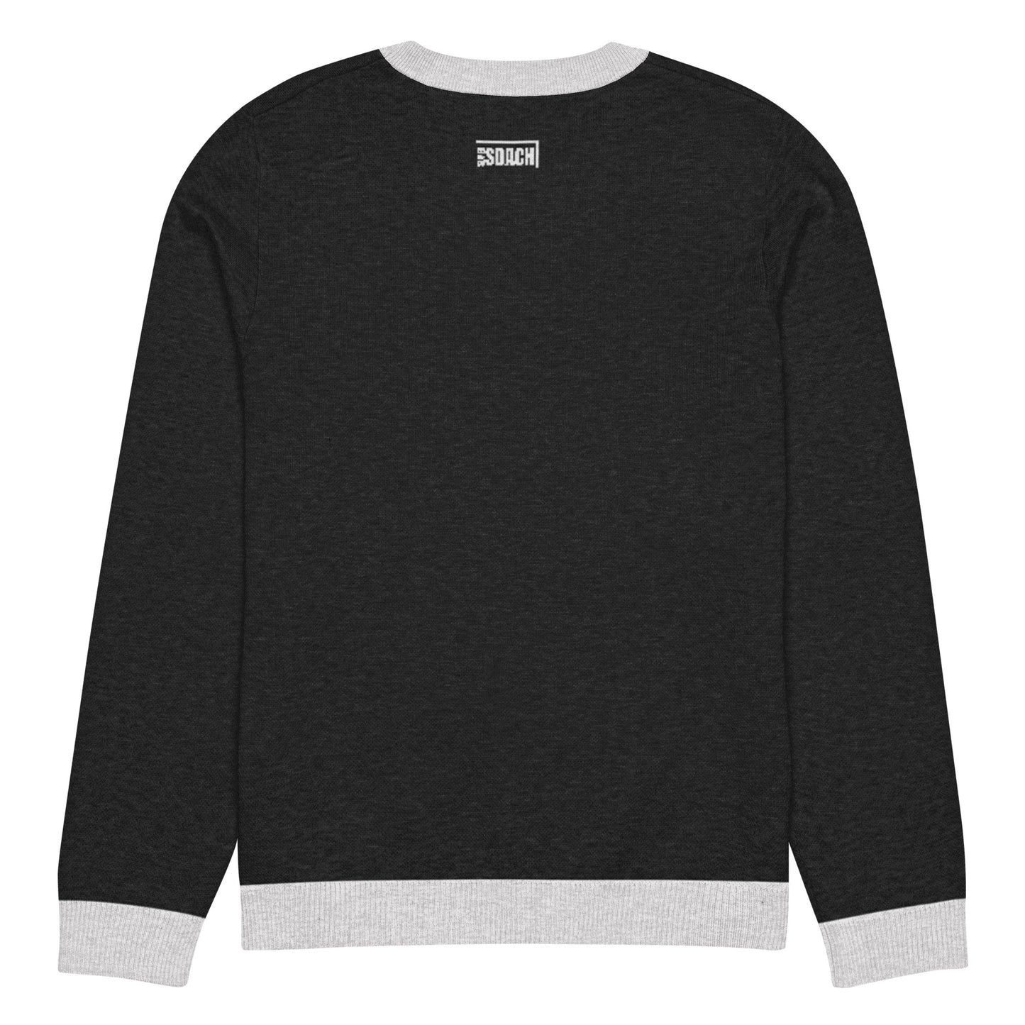 Knitted crew neck sweater