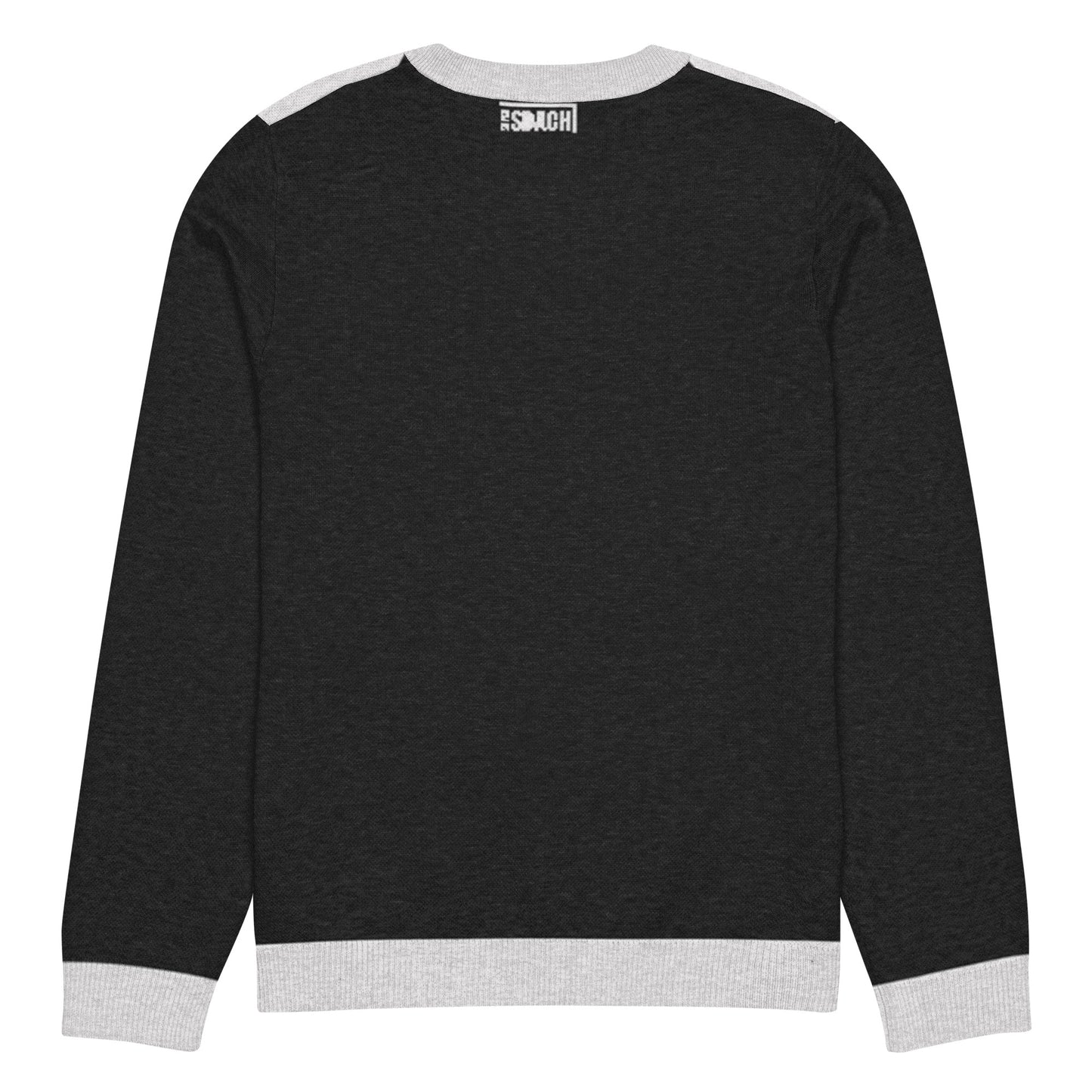 Knitted crew neck sweater