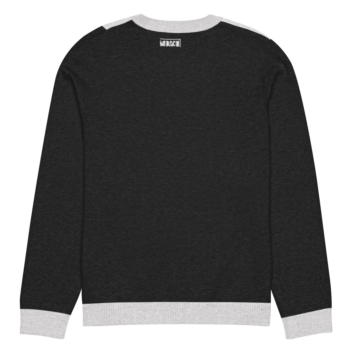 Knitted crew neck sweater