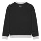 Knitted crew neck sweater