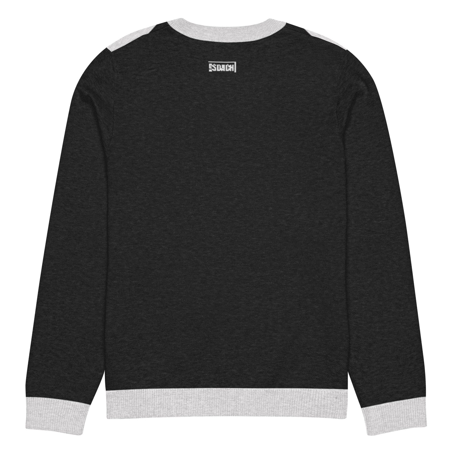 Knitted crew neck sweater