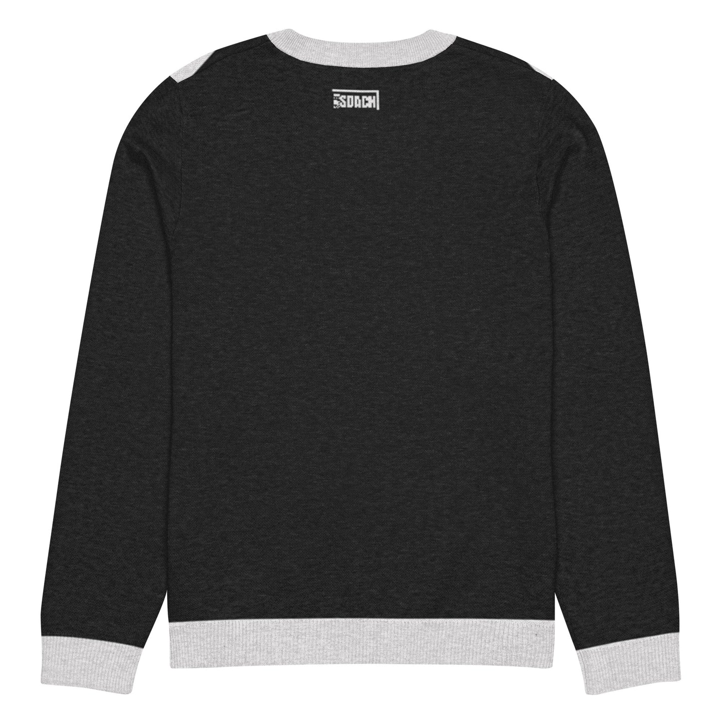 Knitted crew neck sweater