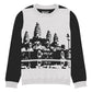 Knitted crew neck sweater