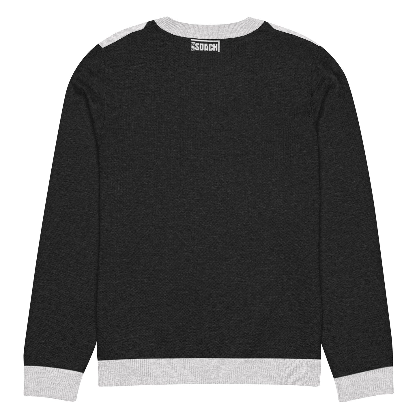 Knitted crew neck sweater